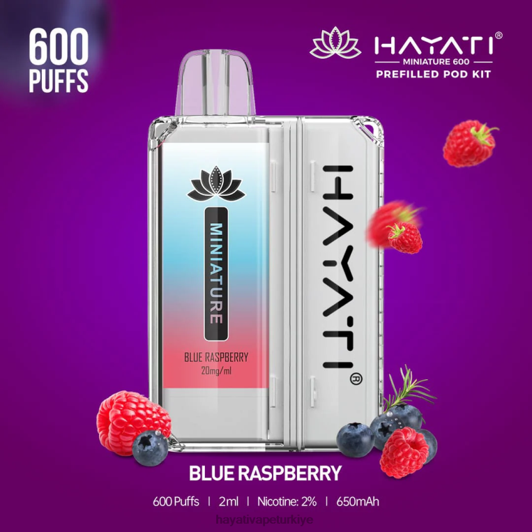 Hayati Miniature 600 kapsül kiti 28JJZ30 - Hayati Ankara - Mavi ahududu