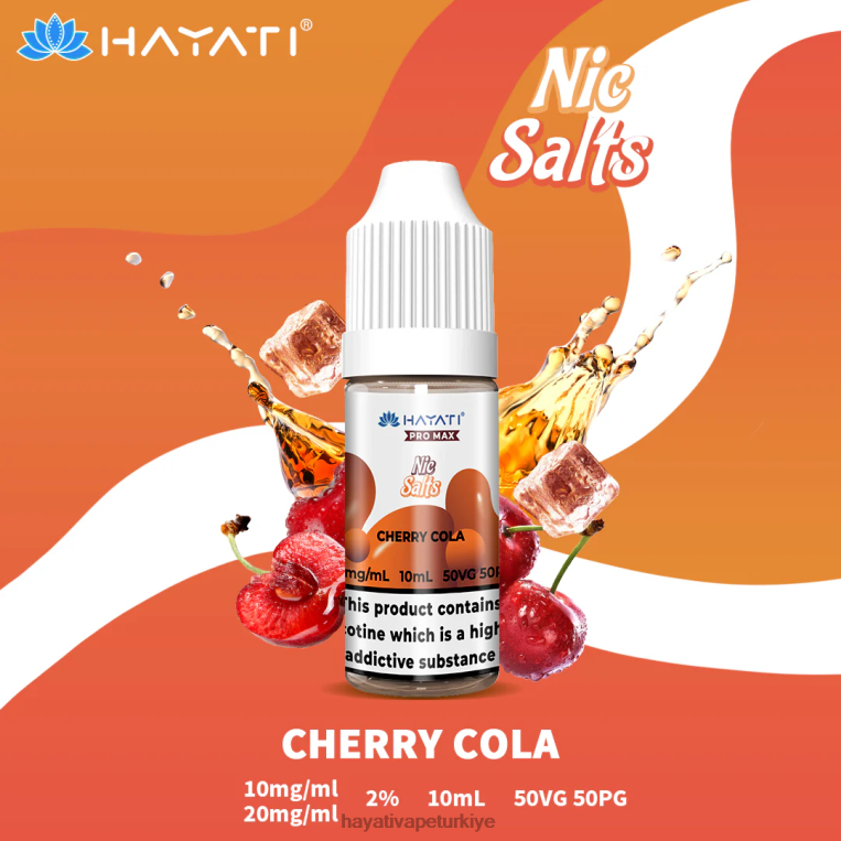 Hayati Pro Max güzel tuzlar 28JJZ236 - Hayati flavour vapes - kiraz kola