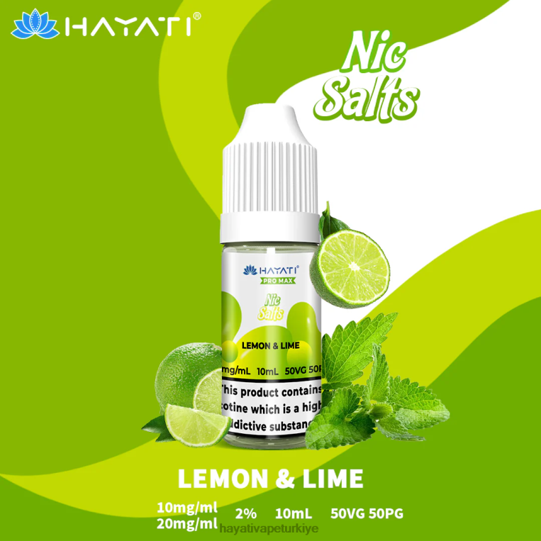 Hayati Pro Max güzel tuzlar 28JJZ241 - Hayati vape Türkiye - limon dilimi
