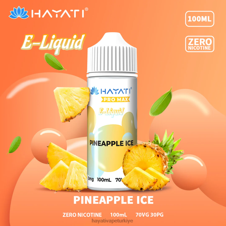Hayati Pro Max güzel tuzlar 28JJZ256 - Hayati flavour vapes - ananaslı buz