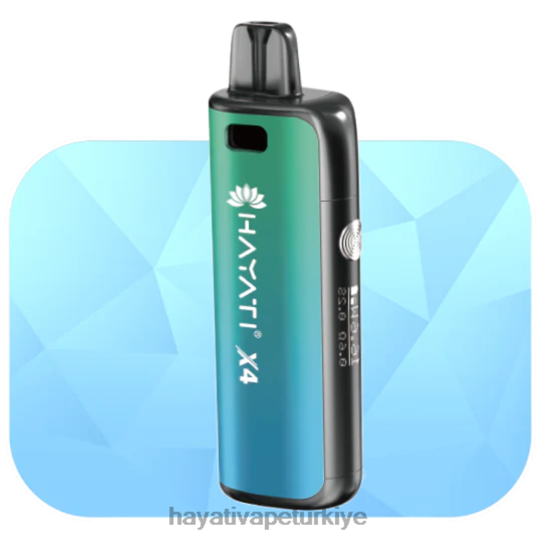 Hayati X4 doldurulabilir kapsül sistemi 28JJZ59 - Hayati vapes wholesale - aurora yeşili