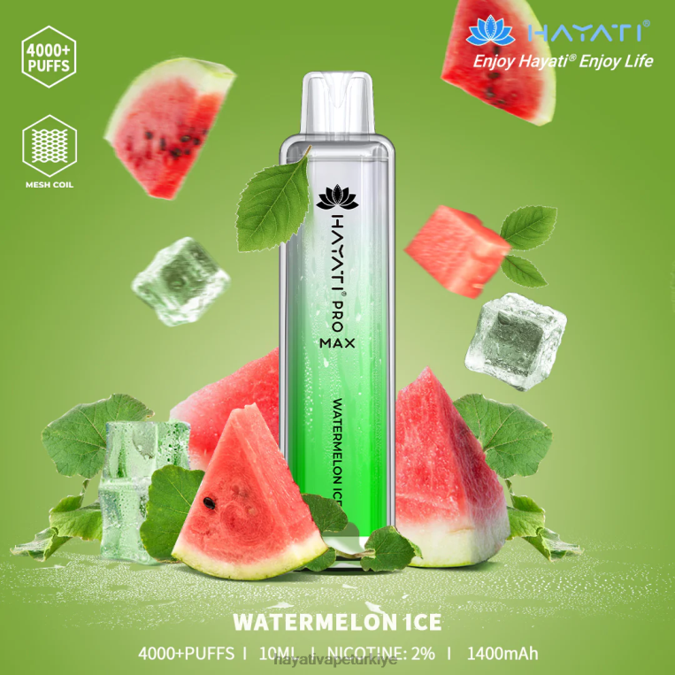 Hayati Pro Max tek kullanımlık 28JJZ127 - Hayati Türkiye - karpuz buzu