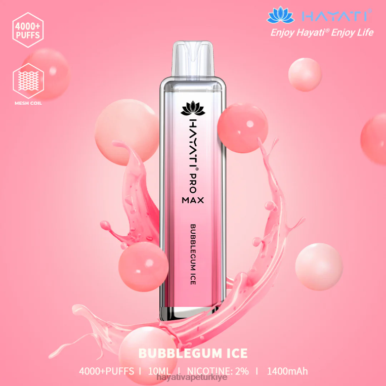 Hayati Pro Max tek kullanımlık 28JJZ131 - Hayati vape Türkiye - sakız buz